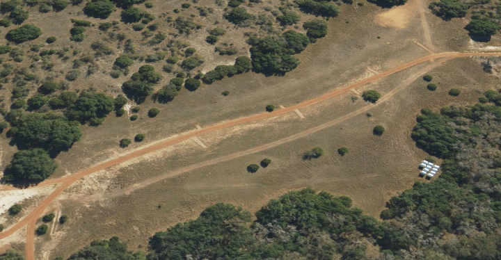 Aerial view of Mesquite Flats super sporting course at Staccato Ranch